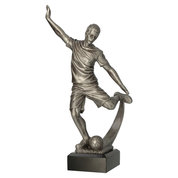 Műgyanta szobor - Labdarúgó 29 cm FG029