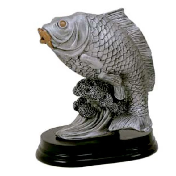 Műgyanta szobor - Horgászat, hal FG62 - 23 cm