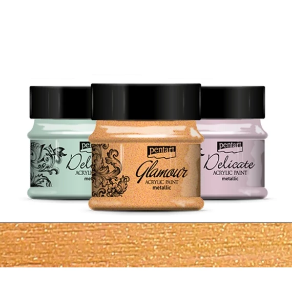 Glamour metál 50 ml vörösarany 29401