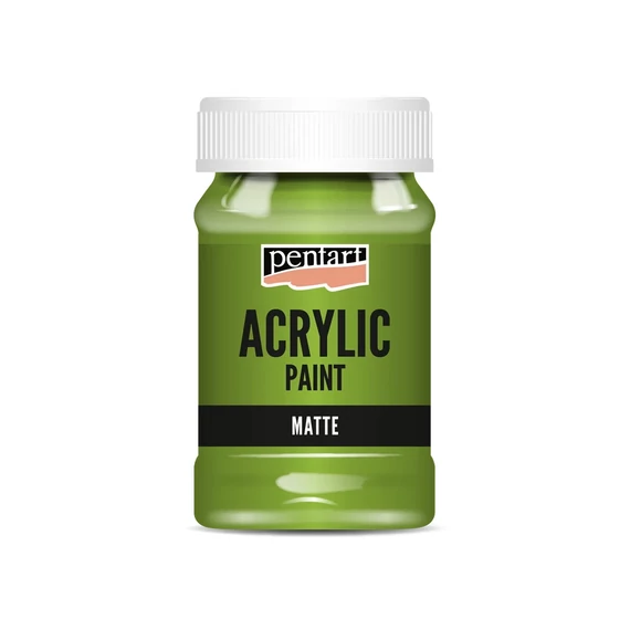 Matt akrilfesték 100 ml almazöld