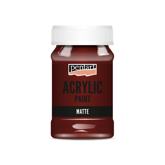 Matt akrilfesték 100 ml bordó
