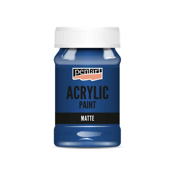 Matt akrilfesték 100 ml kék