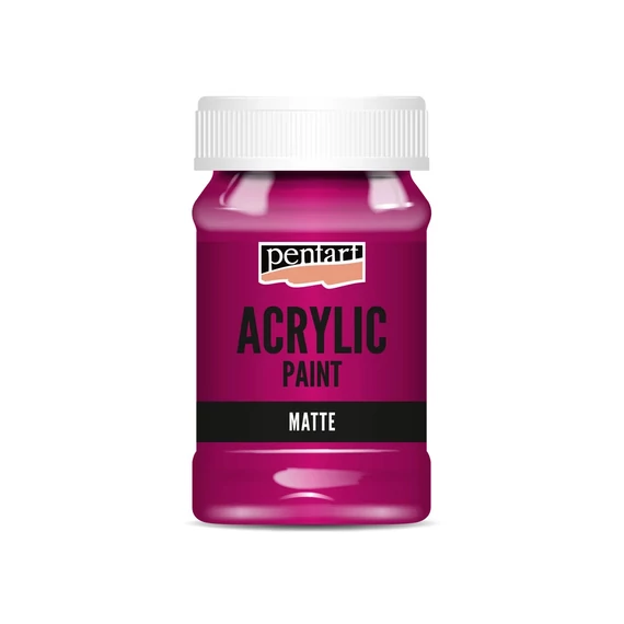 Matt akrilfesték 100 ml magenta 