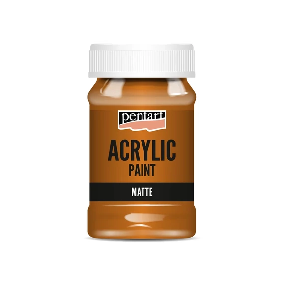 Matt akrilfesték 100 ml narancs