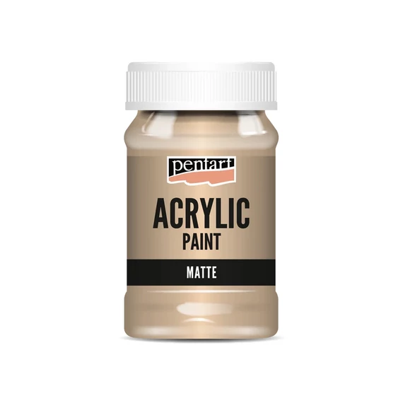 Matt akrilfesték 100 ml púderszín