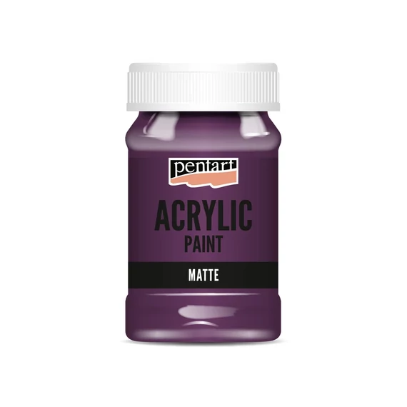 Matt akrilfesték 100 ml lila
