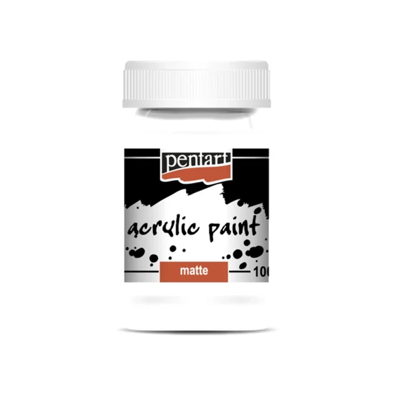 Matt akrilfesték 100 ml titánfehér