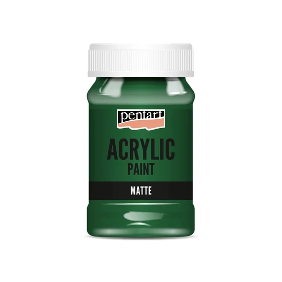 Matt akrilfesték 100 ml zöld