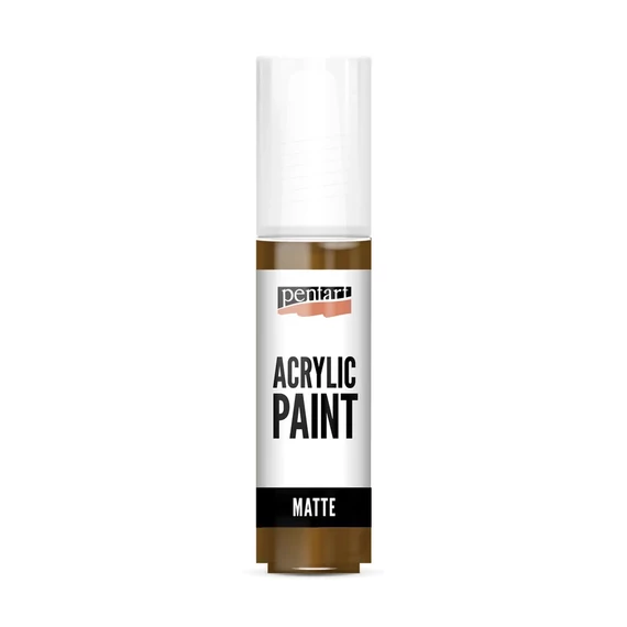 Matt akrilfesték 20 ml barna