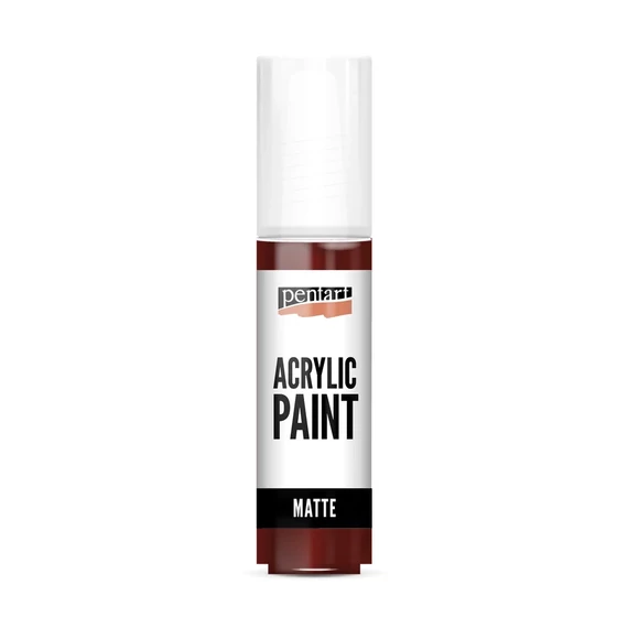 Matt akrilfesték 20 ml bordó