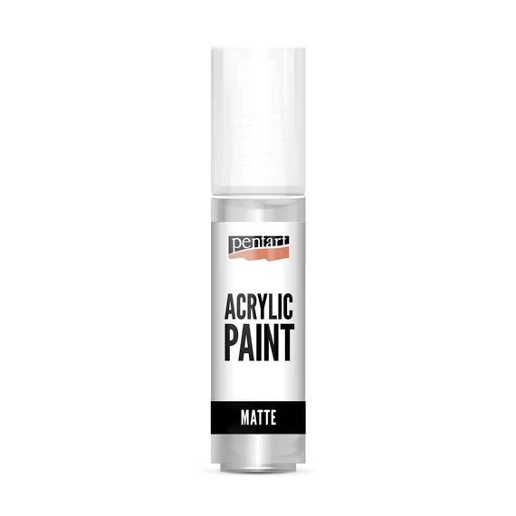 Matt akrilfesték 20 ml fehér