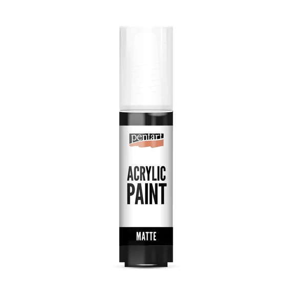Matt akrilfesték 20 ml fekete