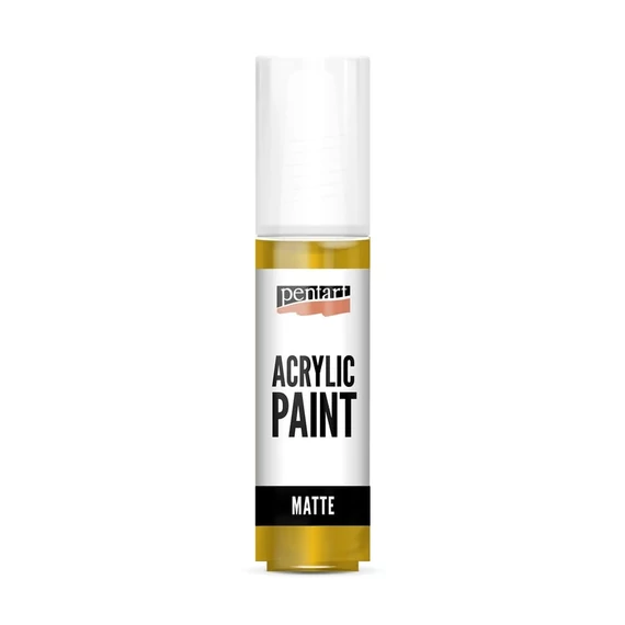 Matt akrilfesték 20 ml napsárga