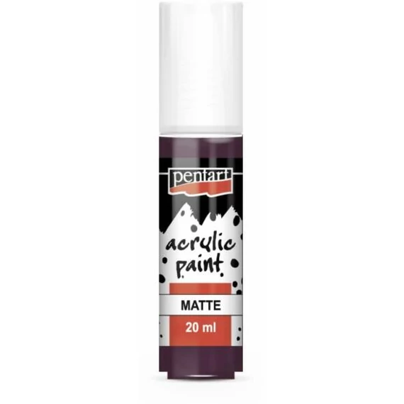 Matt akrilfesték 20 ml padlizsán