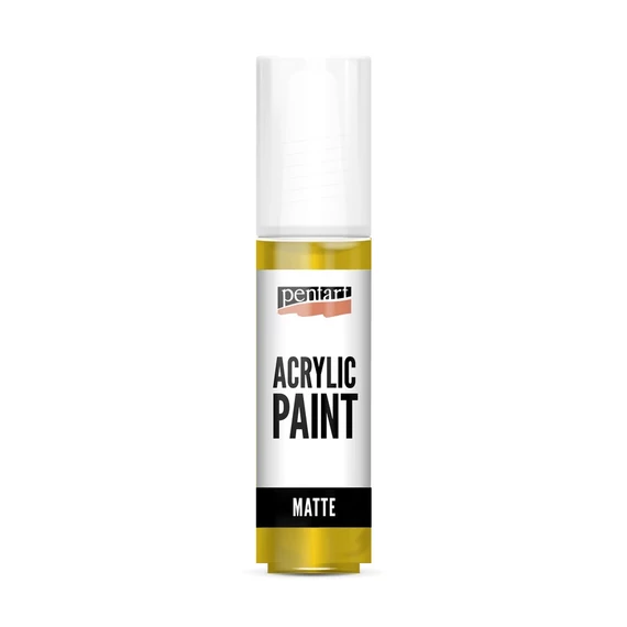 Matt akrilfesték 20 ml sárga