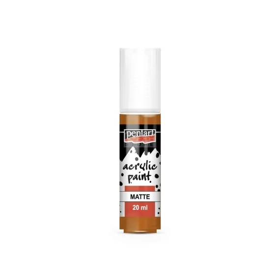 Matt akrilfesték 20 ml vörös agyag