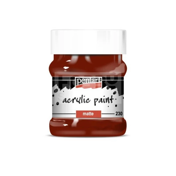 Matt akrilfesték 230 ml bordó