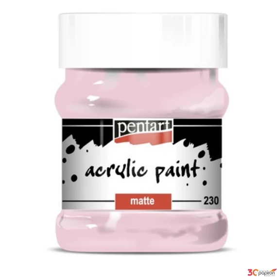 Matt akrilfesték 230 ml country-rózsa