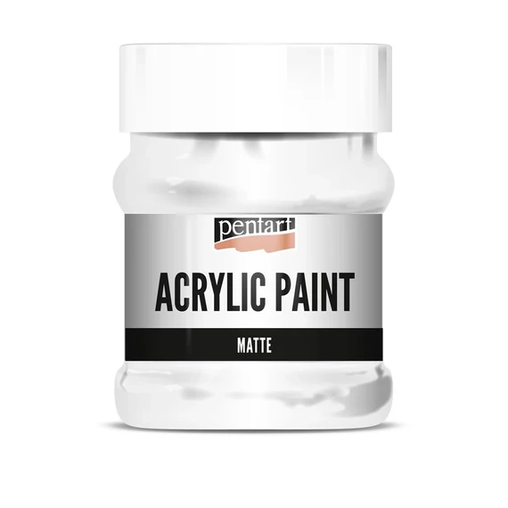 Matt akrilfesték 230 ml fehér