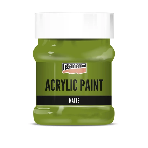 Matt akrilfesték 230 ml oliva