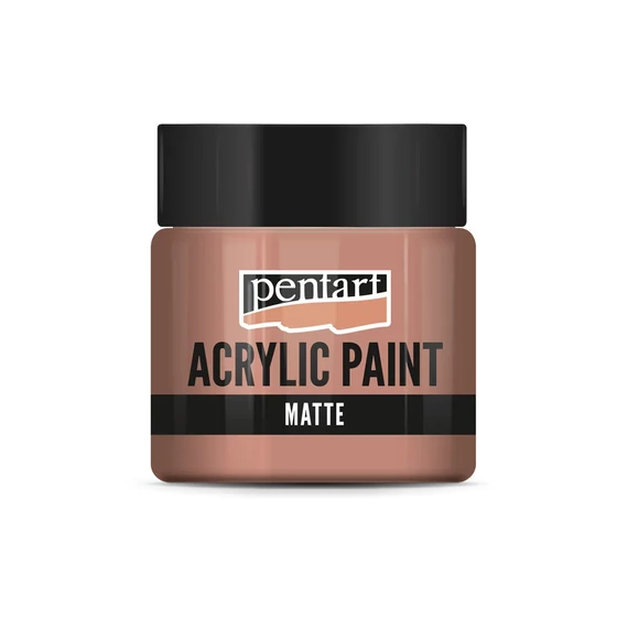 Matt akrilfesték 50 ml korall