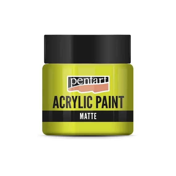 Matt akrilfesték 50 ml limezöld