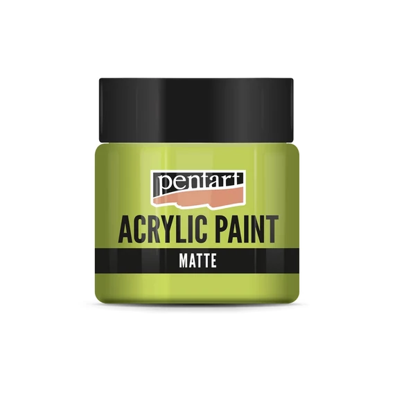 Matt akrilfesték 50 ml limetta