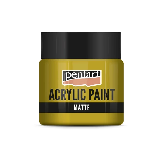 Matt akrilfesték 50 ml okker