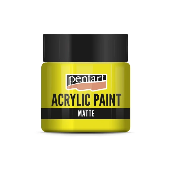 Matt akrilfesték 50 ml sárga