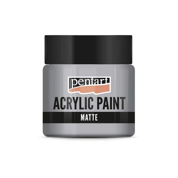 Matt akrilfesték 50 ml szürke