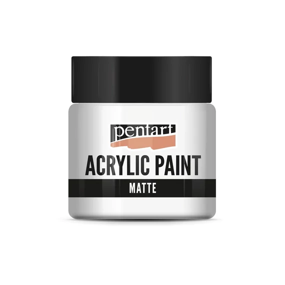 Matt akrilfesték 50 ml titánfehér