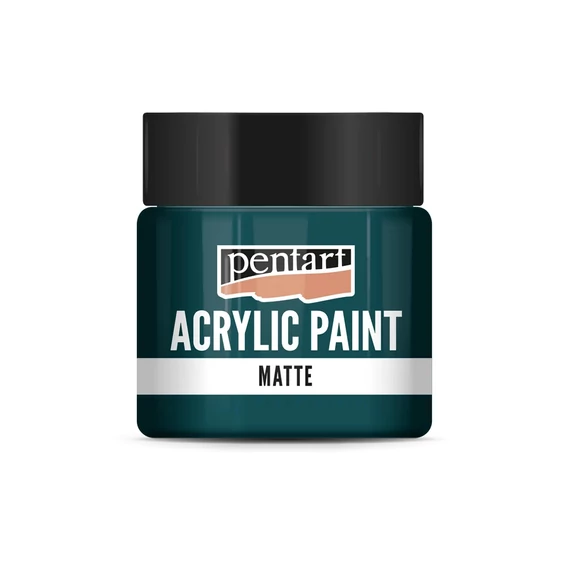 Matt akrilfesték 50 ml türkizkék