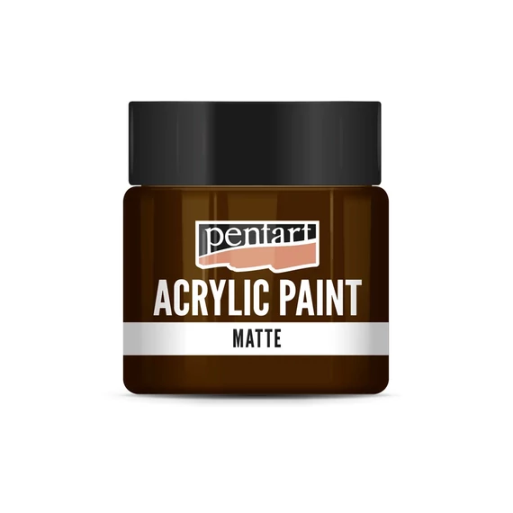 Matt akrilfesték 50 ml vörösbarna