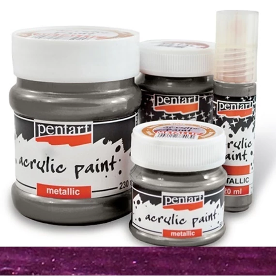 Metál akrilfesték 50 ml aranylila 29362