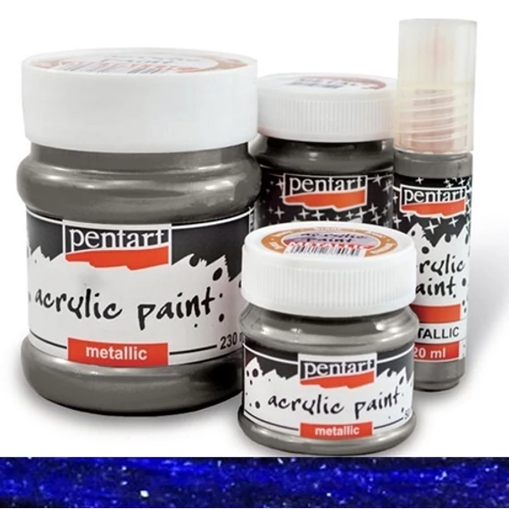 Metál akrilfesték 50 ml ezüstlila 29360