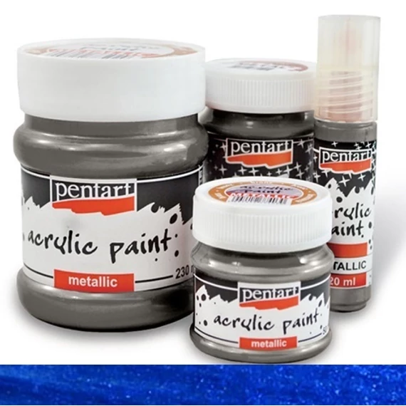 Metál akrilfesték 50 ml kobaltkék 29359