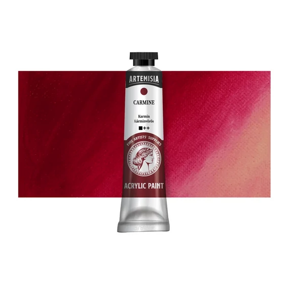 Artemisia akrilfesték 20 ml kárminvörös