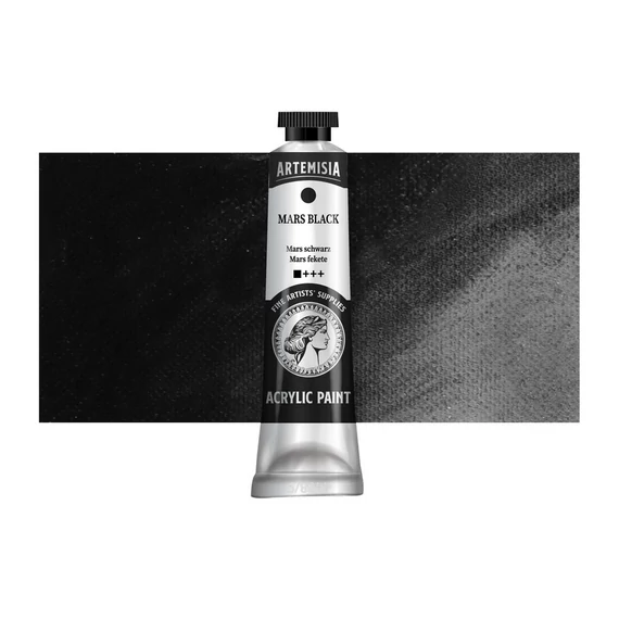 Artemisia akrilfesték 20 ml mars fekete