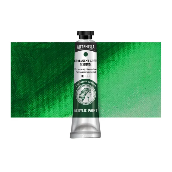 Artemisia akrilfesték 20 ml permanens középzöld