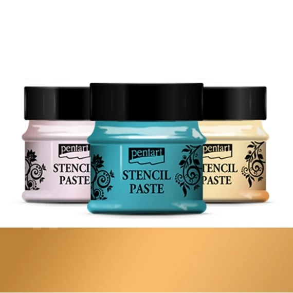 Stencilező paszta metál 50 ml bronz 36905