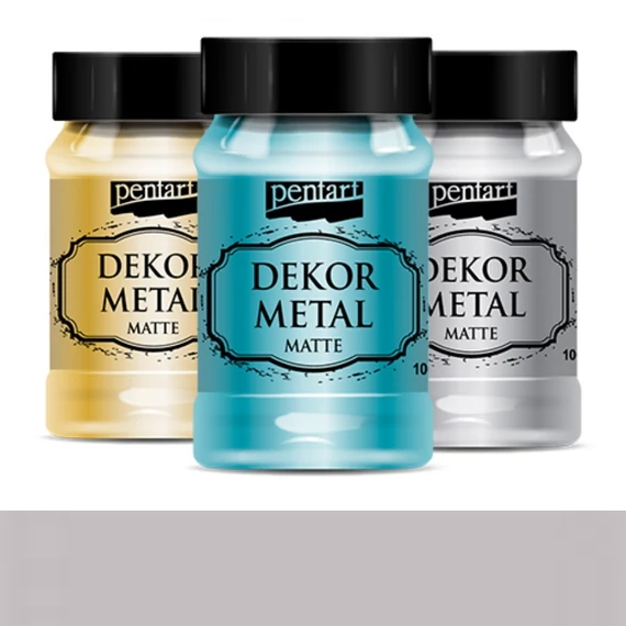 Dekormetál matt 100 ml  ezüst