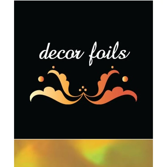 Dekorfólia hologram arany 14 x 14 cm, 5 db/csomag 20748