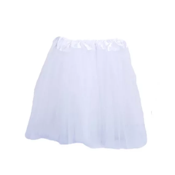Tüll szoknya 30cm, fehér