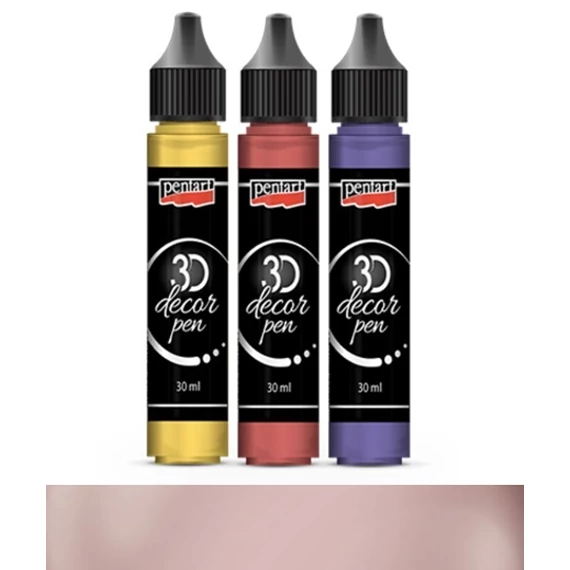 3D dekortoll 30 ml rózsaarany 33853