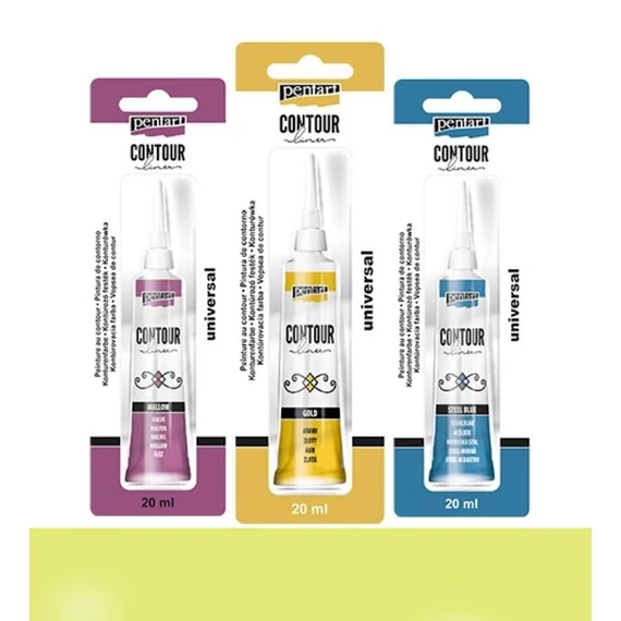 Kontúrozó festék 20 ml limetta
