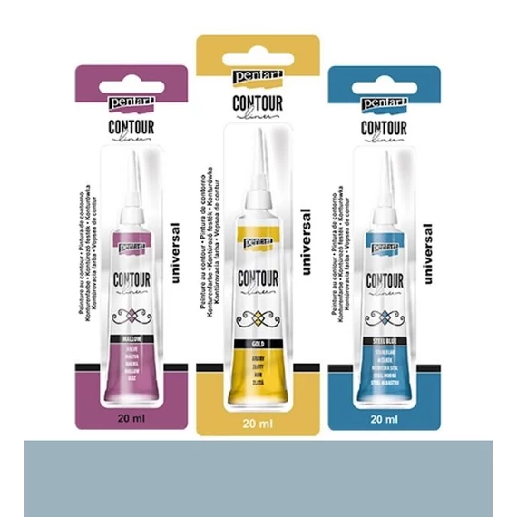 Kontúrozó festék 20 ml ólom