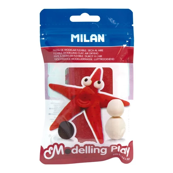 Levegőn száradó gyurma Milan, piros, 100g