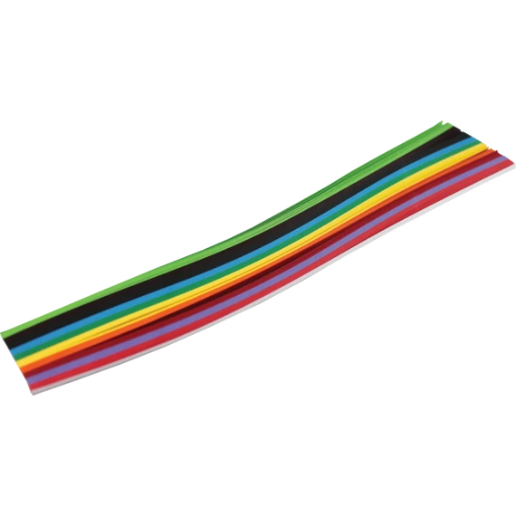 Quilling papír, 30mmx5mm - Élénk színek