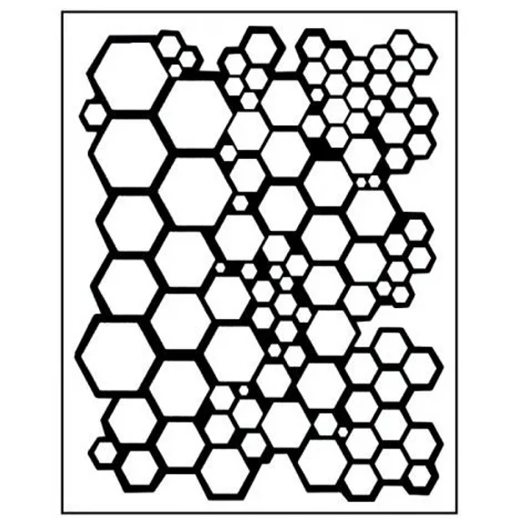 Stencil, 20x25cm - Bee nest