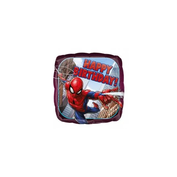 17 inch-es Pókember - Spiderman Happy Birthday Szülinapi Fólia Lufi